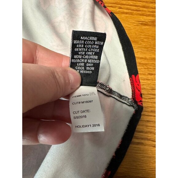 Torrid Rose Print Ponte Scoop Neck Skater Dress Size 22 - Picture 7 of 8